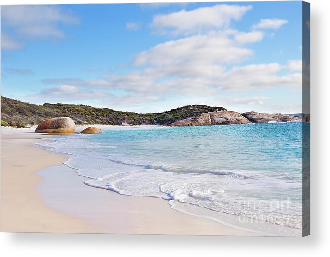 Australia Photography Acrylic Print featuring the photograph Little Beach, Australia by Ivy Ho
