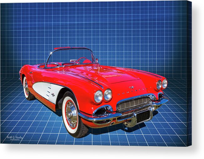 Car Acrylic Print featuring the photograph Little Red 61 by Keith Hawley