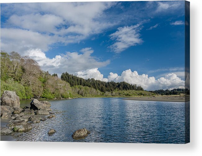 Trinidad Acrylic Print featuring the photograph Little River in Spring by Greg Nyquist