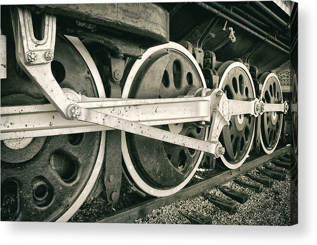 Railroad Acrylic Print featuring the photograph Locomotive by Steven Michael
