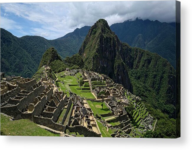 Travel Acrylic Print featuring the photograph Lost City of the Incas - Machu Picchu by Lucinda Walter