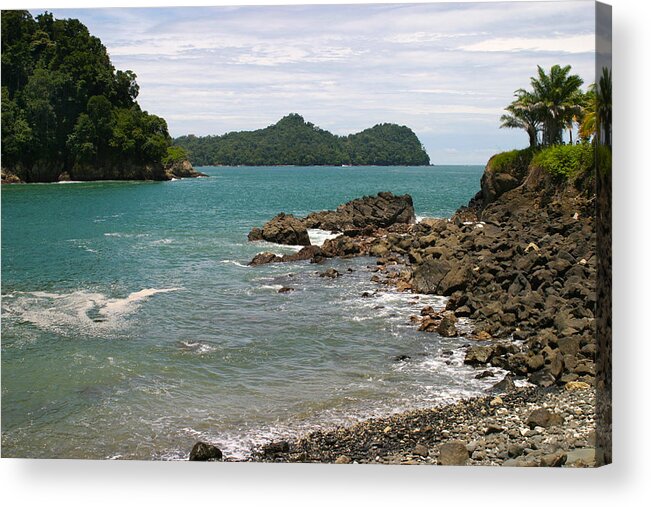 Ocean Acrylic Print featuring the photograph Lost Destination - Seaside Quepos Costa Rica by Michelle Constantine