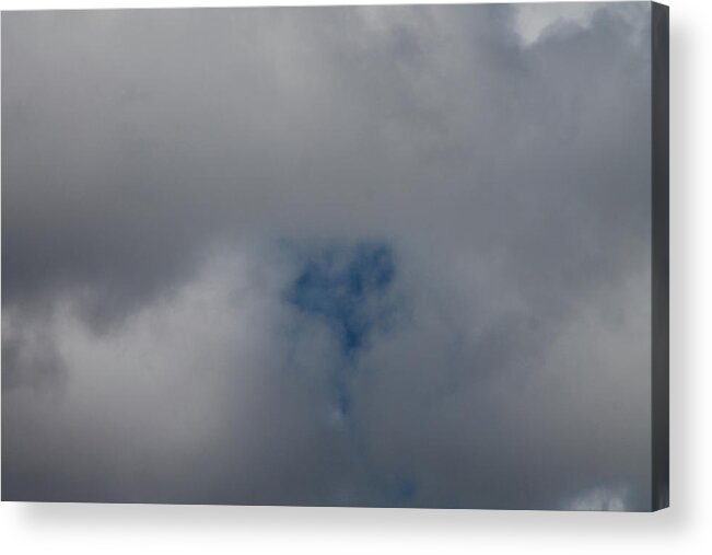 Love Acrylic Print featuring the photograph Love In The Clouds by Cathie Douglas