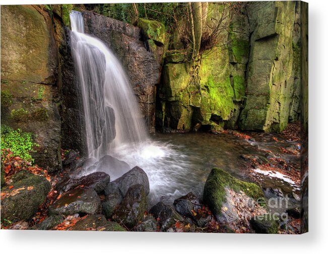 Yhun Suarez Acrylic Print featuring the photograph Lumsdale Falls 3.0 by Yhun Suarez