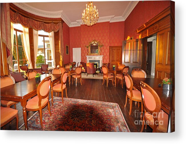 Lyrath Estate Acrylic Print featuring the photograph Lyrath Estate Hotel dining by Cindy Murphy - NightVisions 