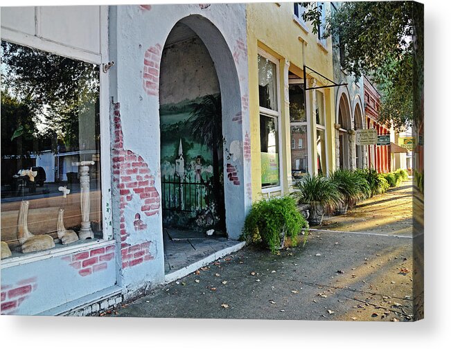 Morning Acrylic Print featuring the photograph Main Street Morning by Linda Brown