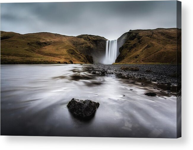 Iceland Acrylic Print featuring the photograph Majestically unique by Jorge Maia