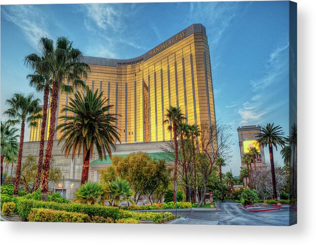 Architecture Acrylic Print featuring the photograph Mandalay by Stephen Campbell