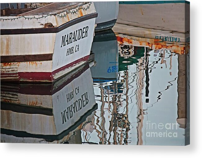 California Acrylic Print featuring the photograph Marauder Reflection by Teresa Wilson