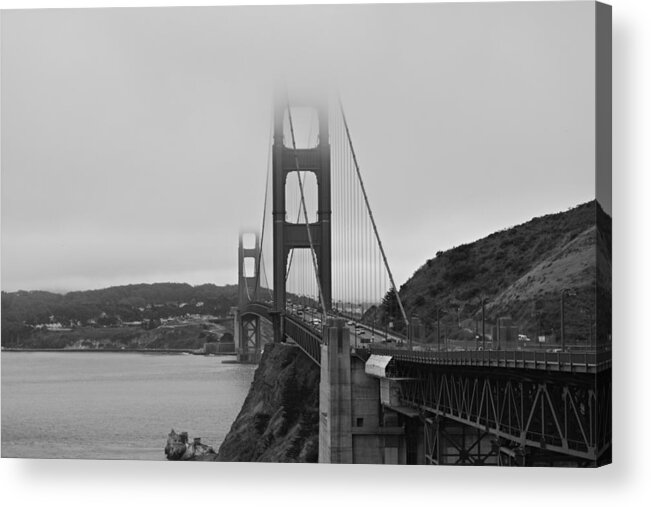 Golden Gate Bridge Acrylic Print featuring the photograph Mark Twain by Carolyn Mickulas