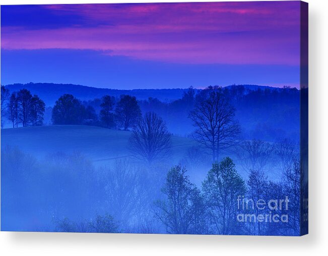 Sunrise Acrylic Print featuring the photograph Mauve at Morning by Thomas R Fletcher
