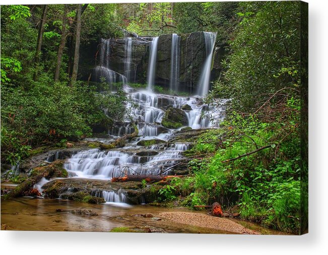 Waterfalls Acrylic Print featuring the photograph Meet Virginia...in South Carolina by Chris Berrier