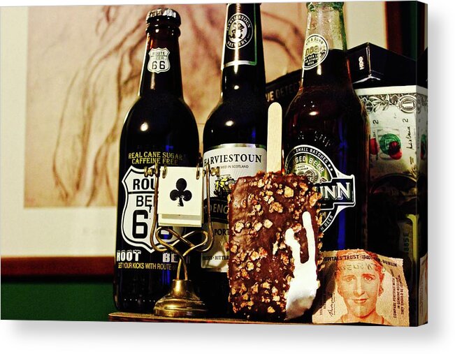  Acrylic Print featuring the photograph Melted Up Icecreme by Brian Sereda