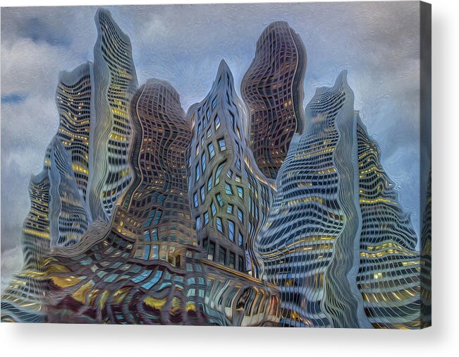City Acrylic Print featuring the photograph Memories of Travel by Elvira Pinkhas