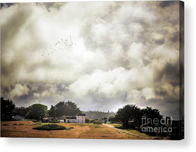American Acrylic Print featuring the photograph Mendocino House II by Craig J Satterlee