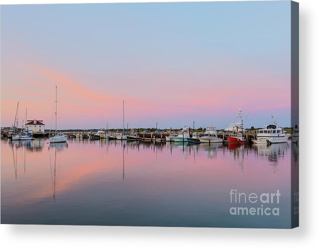 Clarence Holmes Acrylic Print featuring the photograph Menemsha Fishing Boats V by Clarence Holmes
