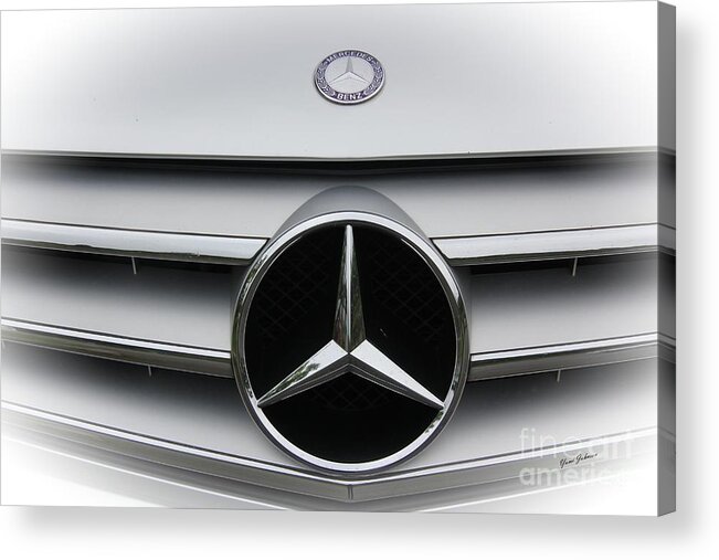 Mercedes-benz Acrylic Print featuring the photograph Mercedes Benz by Yumi Johnson