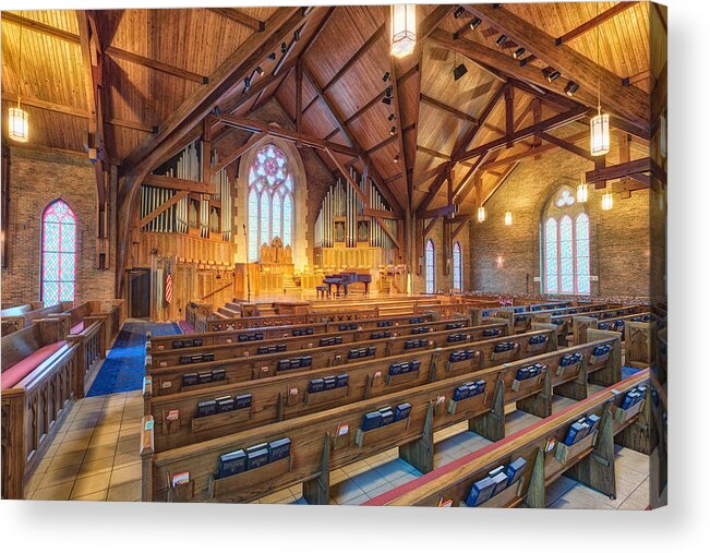 Methodist Acrylic Print featuring the photograph The Sanctuary by Daniel George