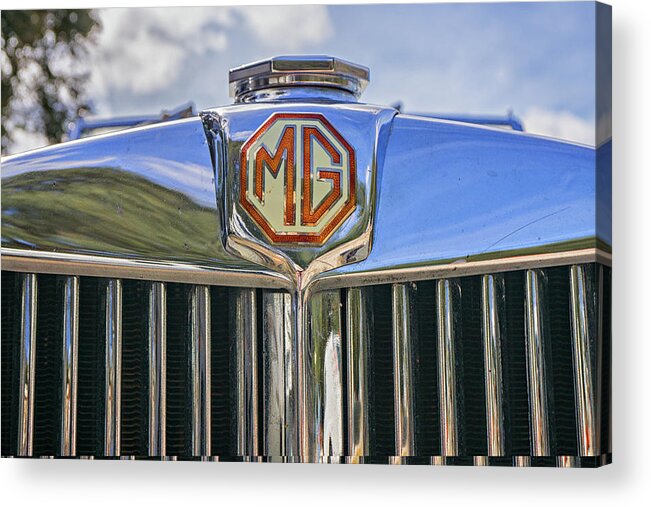 Automobile Acrylic Print featuring the photograph MG by Dennis Dugan