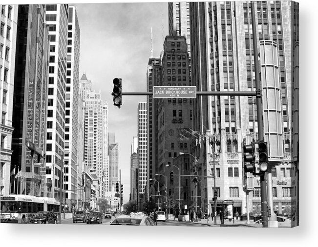 Chicago Acrylic Print featuring the photograph Michigan Ave - Chicago by Jackson Pearson
