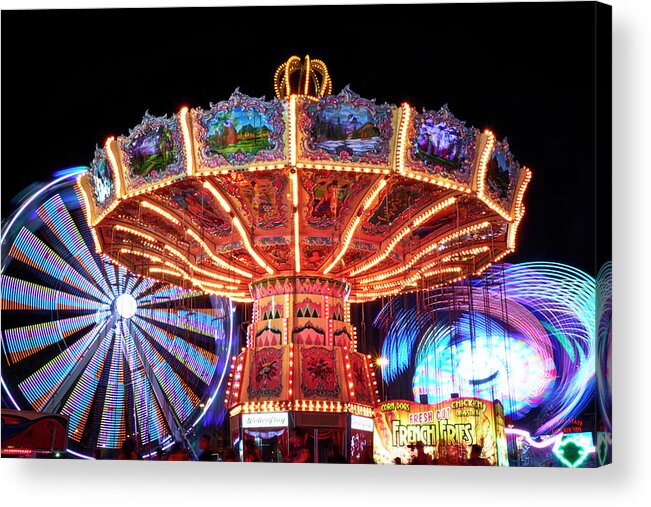 Florida Acrylic Print featuring the photograph Midway Magic 5 by David Beebe