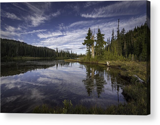 Alexandria Acrylic Print featuring the photograph Mirror Lake by Michael Donahue