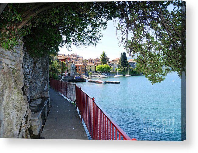 Lake Como Acrylic Print featuring the photograph Missing Lake Como by Haleh Mahbod