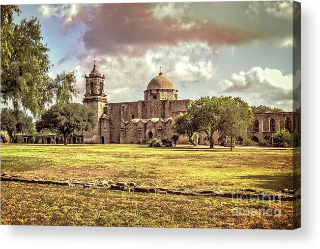 Landscape Acrylic Print featuring the photograph Mission San Jose by Franz Zarda