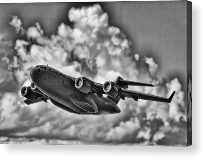 Boeing C-17 Globemaster Iii Acrylic Print featuring the photograph Mission-Strategic Airlift by Douglas Barnard