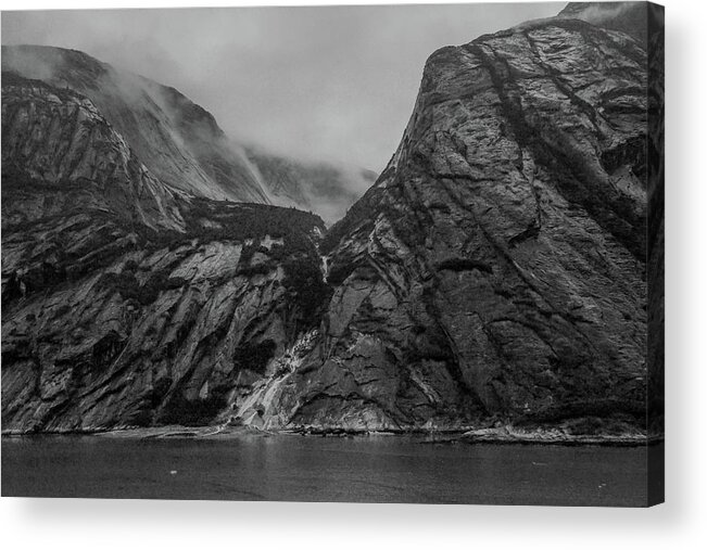 Landscape Acrylic Print featuring the photograph Misty Fjord by Jason Brooks