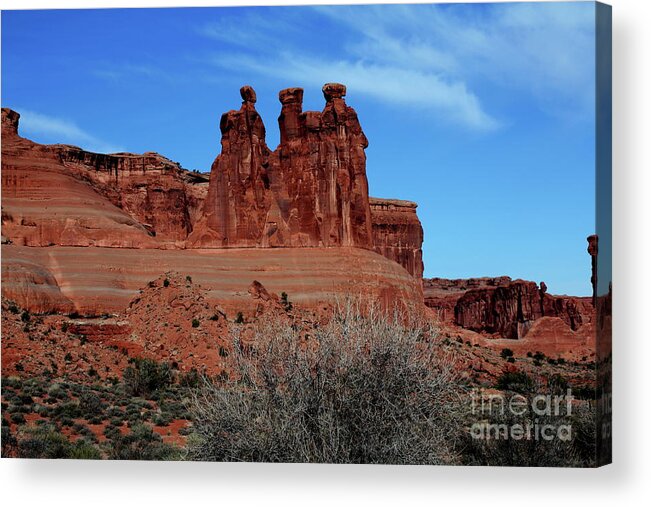 Moab Acrylic Print featuring the photograph Moab by Edward R Wisell