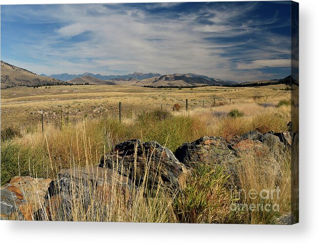 Montana Acrylic Print featuring the photograph Montana Route 200 by Cindy Murphy - NightVisions