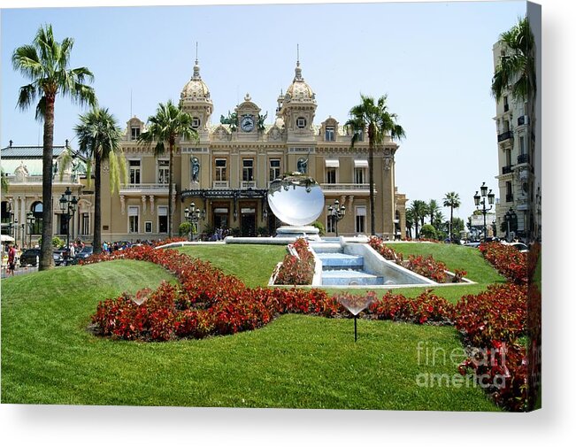 Monte Carlo Acrylic Print featuring the photograph Monte Carlo Casino by David Birchall