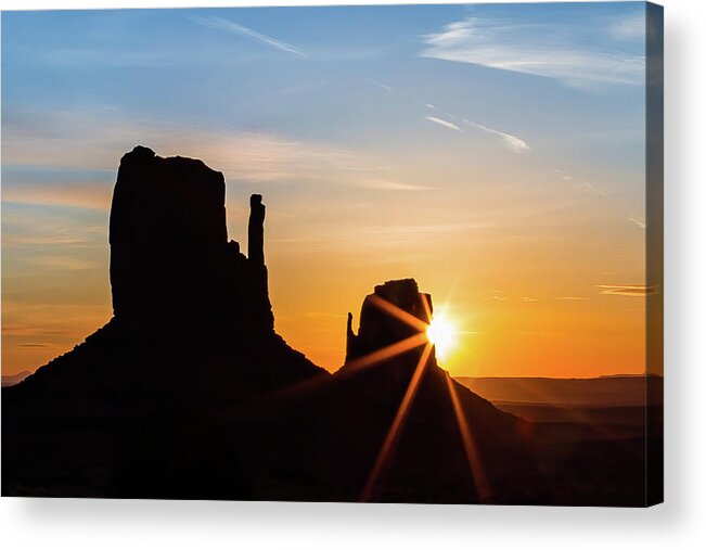 Monument Valley Acrylic Print featuring the photograph Monumental Sunrise by Joe Kopp