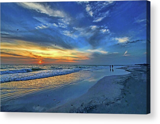 Gulf Of Mexico Acrylic Print featuring the photograph Moody Blues by HH Photography of Florida