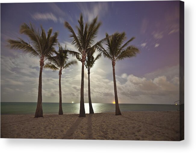 Moon Acrylic Print featuring the photograph Moonrise by Dan Vidal