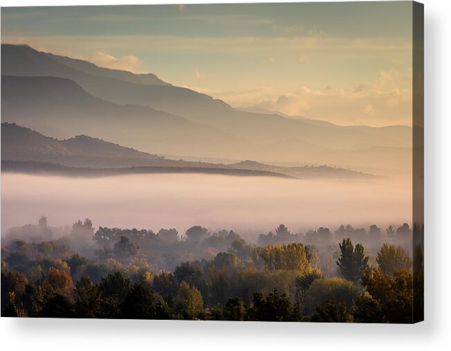 Peaceful Acrylic Print featuring the photograph Morning Light by Gary Migues