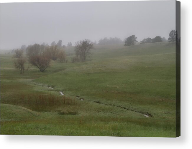  Creek Acrylic Print featuring the photograph Morning Mist by Alana Thrower