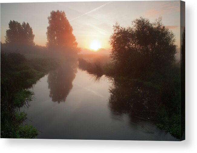Mist Acrylic Print featuring the photograph Morning Mist by Nick Atkin