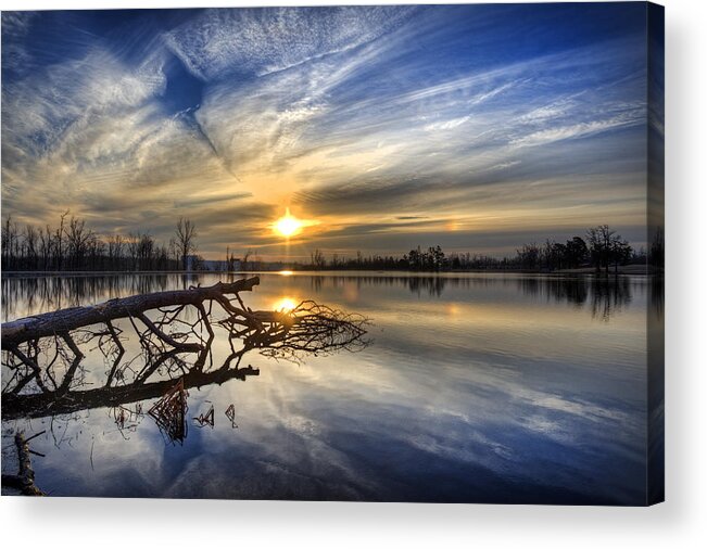 Scenic Acrylic Print featuring the photograph Morning Reflections by Jim Pearson