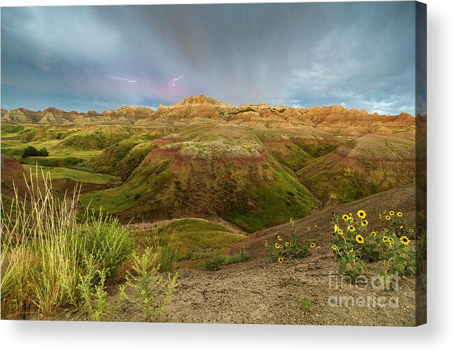 Photography Acrylic Print featuring the photograph A Distant Strike by Karen Jorstad