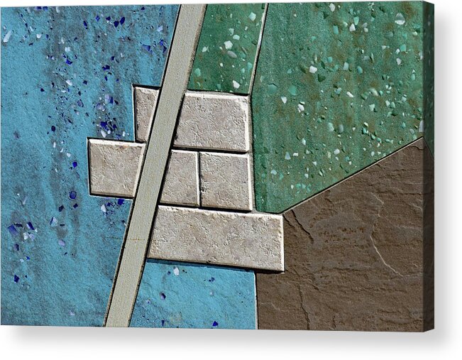 Mosaic Acrylic Print featuring the photograph Mosaic No. 41-1 by Sandy Taylor