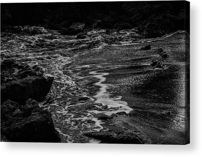 Movement Acrylic Print featuring the photograph Motion in Black and White by Nicole Lloyd
