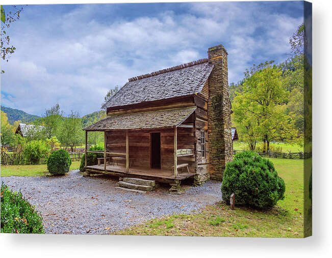 North Acrylic Print featuring the photograph Mountain Cabin by Tim Stanley