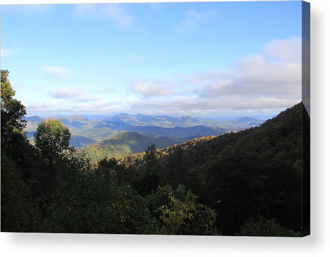 Mountains Acrylic Print featuring the photograph Mountain Landscape 1 by Allen Nice-Webb