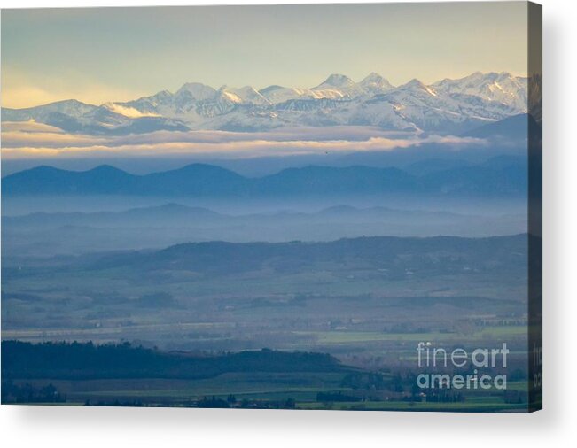 Adornment Acrylic Print featuring the photograph Mountain Scenery 11 by Jean Bernard Roussilhe