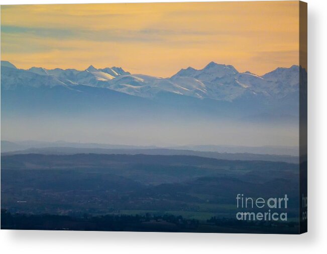 Adornment Acrylic Print featuring the photograph Mountain Scenery 9 by Jean Bernard Roussilhe