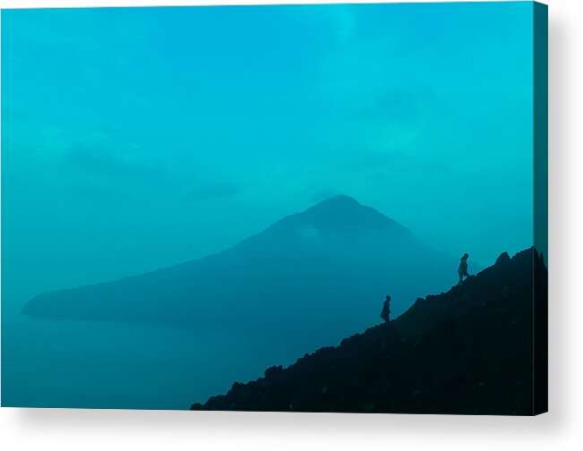 Mount Acrylic Print featuring the photograph Mt Krakatoa by W Fifi Andriasih