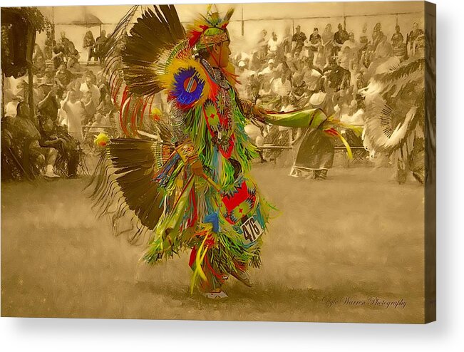 Indian Acrylic Print featuring the photograph National Championship Pow Wow - Grand Prairie, Tx by Dyle Warren
