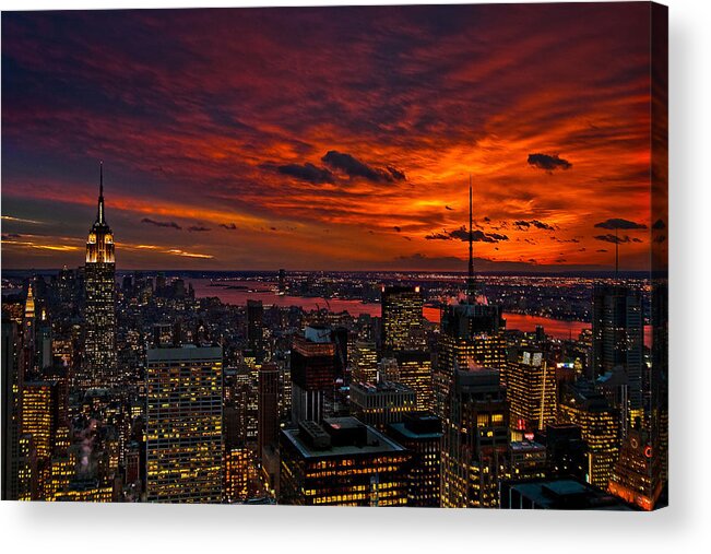 New York Acrylic Print featuring the photograph Nature's Palette by Neil Shapiro
